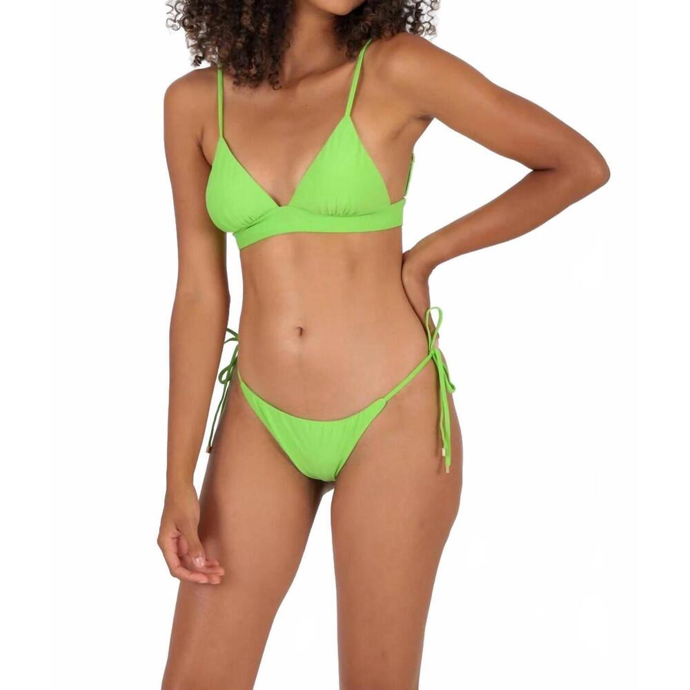 NEW RIO DE SOL tri-cos bikini top in lemon